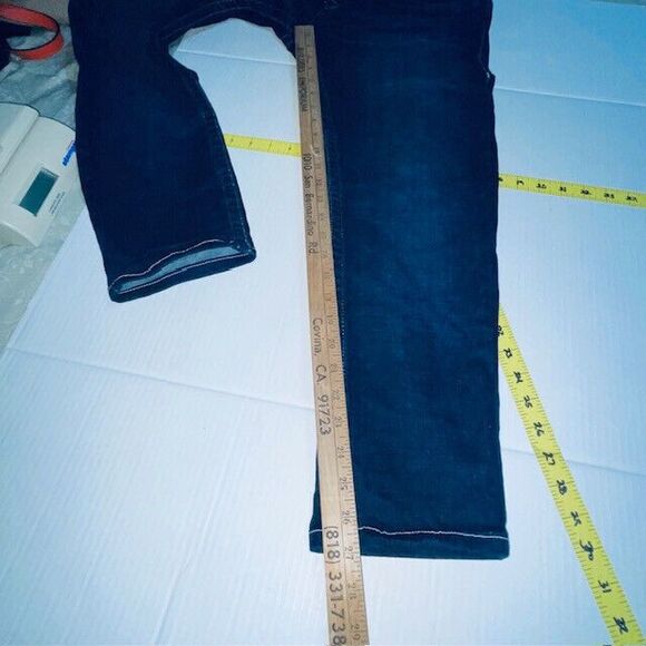 Mens True Religion ROCCO Relaxed Skinny Jeans Size 32W Fits 33x27 EUC - Picture 6 of 13